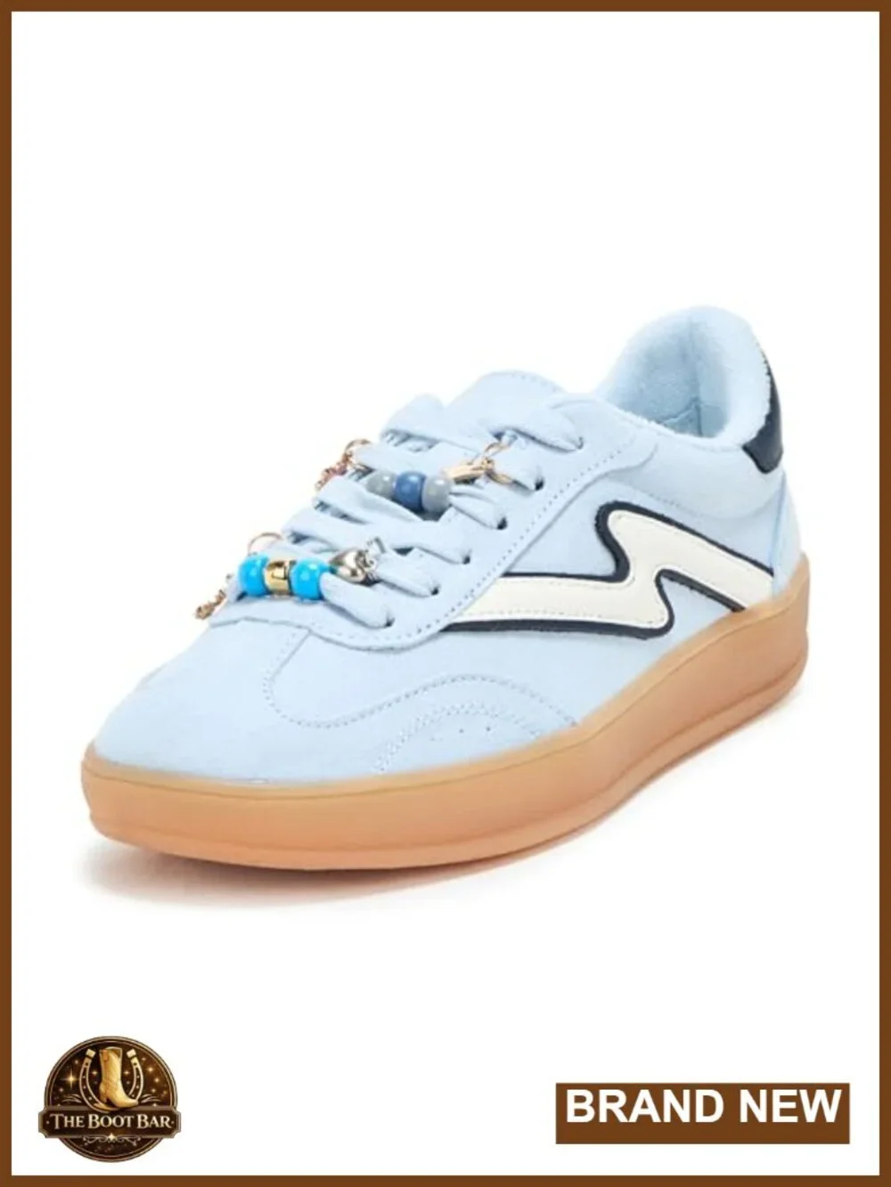 Platform Fashion Sneaker with Cushioned Footbed